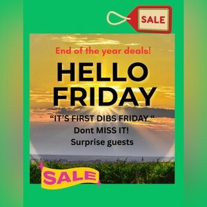 First Dibs Friday Show Flyer!